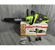 Акумуляторна пила Forester Fbs-21/16bm, 40v, з двома акб 5.0 + 1л масло