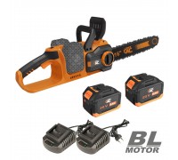 Акумуляторна ланцюгова пила Техас ТАOE-S16L + 2шт АКБ 8.0Аг ПРОФІ + ЗП подвійний