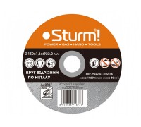 Круг відрізний по металу Sturm 9020-07-150x16, 150x1.6x22