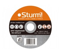 Круг відрізний по металу Sturm 9020-07-125x12, 125x1.2x22