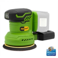 Акумуляторна ексцентрикова шліфмашина Procraft PX20BL (без акб та зп)