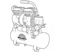 Компресор безмасляний Vitals Master SKB09.t632-8a