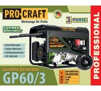Генератор бензиновий Procraft GP60/3