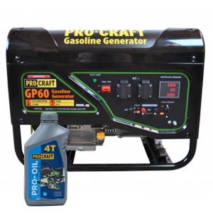 Генератор бензиновий Procraft GP60 + Олива Procraft моторна 4-тактна 1 л