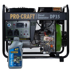 Генератор дизельний Procraft DP35 + Олива Procraft моторна 4-тактна 1 л