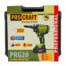 Акумуляторний заклепувальний пістолет Procraft PRG20 (з 2 акб та зп)