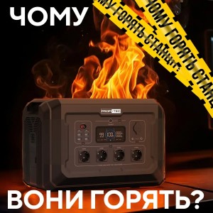 Портативна зарядна станція PROFI-TEC PPS2500 LiFePO₄ (2500 Вт, батарея 2048 Вт⋅год)