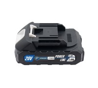 Акумуляторна батарея PROFI-TEC PT2020MP POWERLine (20 В / 2.0 Аг, високострумова, з індикатором)