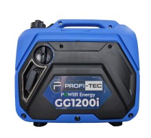 Інверторний бензиновий генератор PROFI-TEC GG1200i (1200 Вт)