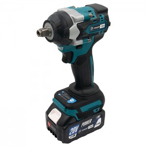 Акумуляторний гайковерт PROFI-TEC DTW500BL POWERLine (2×PT2040MP (4.0 Аг), зарядний пристрій)