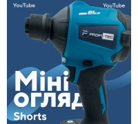 Акумуляторна повітродувка PROFI-TEC AS001BL POWERLine (1×PT2050DG (5.0 Аг), зарядний пристрій)