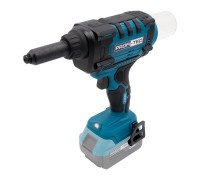 Акумуляторний заклепувальний пістолет PROFI-TEC PRG1020 POWERLine (1×PT2040MP (4.0 Аг), зарядний пристрій)