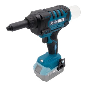 Акумуляторний заклепувальний пістолет PROFI-TEC PRG1020 POWERLine (1×PT2040MP (4.0 Аг), зарядний пристрій)