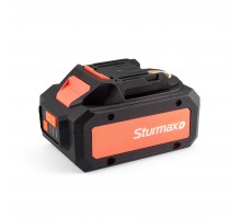 Sturmax CRM2008B Акумулятор Li-Ion 20В, 8.0 Аг з індикатором заряду, серія Cordless Range – Sturmax