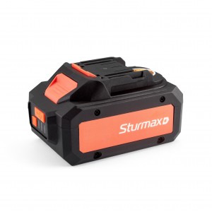 Sturmax CRM2008B Акумулятор Li-Ion 20В, 8.0 Аг з індикатором заряду, серія Cordless Range – Sturmax